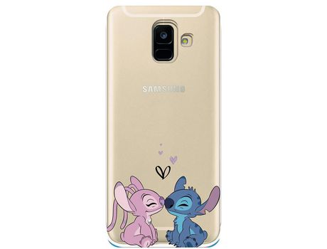 Funda para Huawei P Smart Z Oficial de Disney Angel & Stitch Beso - Lilo & Stitch