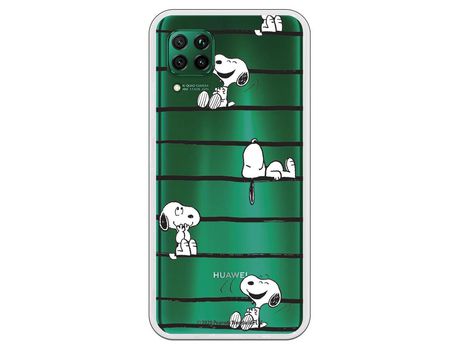 Funda para Huawei P40 Lite Oficial de Peanuts Snoopy rayas - Snoopy