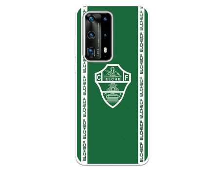 Funda para Huawei P40 Pro del Elche CF Escudo Fondo Verde - Licencia Oficial Elche CF