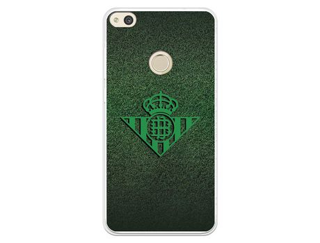 Funda para Huawei P8 Lite 2017 del Betis Escudo Verde Fondo trama - Licencia Oficial
