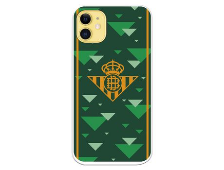 Funda para iPhone 11 del Betis Escudo Amarillo Fondo Verde - Licencia Oficial