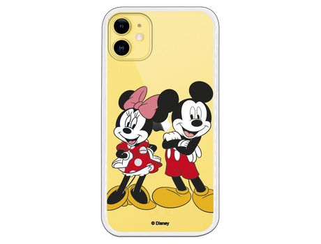 Funda para iPhone 11 Oficial de Disney Mickey y Minnie Posando - Clásicos Disney
