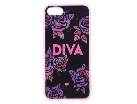 Funda Diva Borde Rosa para iPhone 8 - Oficial de La Vecina Rubia