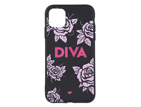 Funda Diva Silicona Negra para iPhone 11 Pro - Oficial de La Vecina Rubia