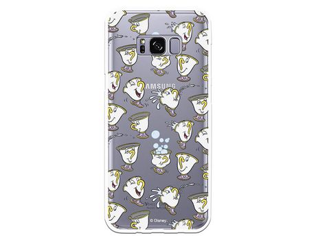 Funda Oficial Disney Chip Potts Siluetas Transparente para Samsung Galaxy S8 Plus