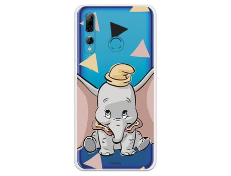 Funda Oficial Disney Dumbo silueta transparente para Huawei P Smart Plus 2019
