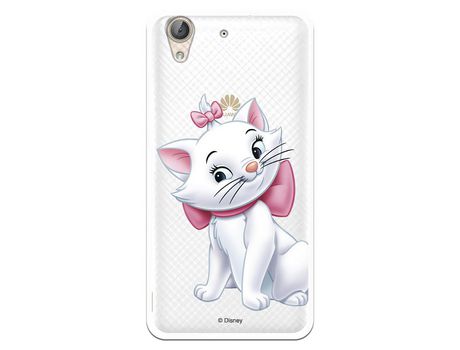 Funda Oficial Disney Marie Silueta transparente para Huawei Y6 II - Los Aristogatos