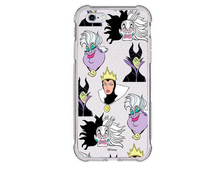 Funda Brillantina para iPhone 6 Oficial de Disney Villanas