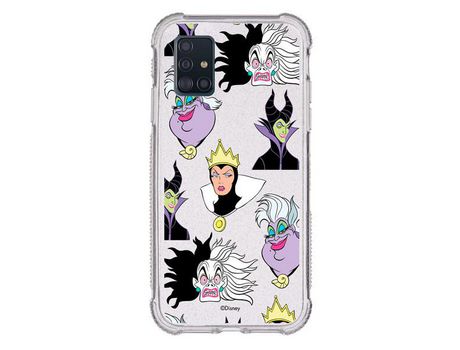 Funda Brillantina para Samsung Galaxy A71 Oficial de Disney Villanas