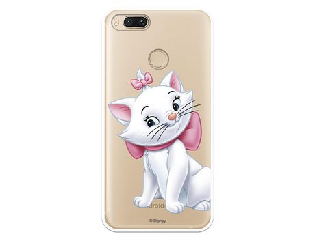 Funda Oficial Disney Marie Silueta transparente para Xiaomi Mi A1 - Los Aristogatos