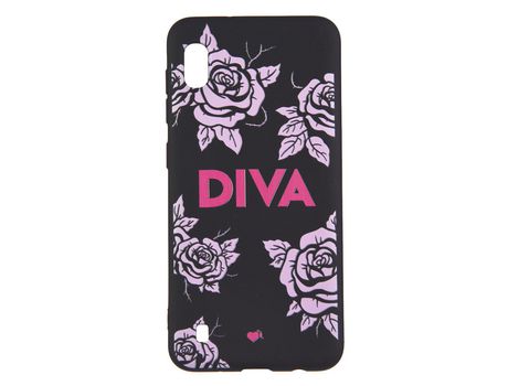 Funda Diva Silicona Negra para Samsung Galaxy A10 - Oficial de La Vecina Rubia