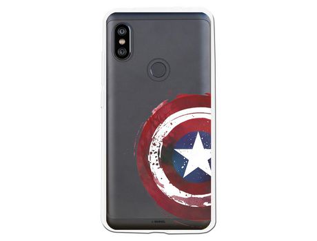 Funda Oficial Escudo Capitan America para Xiaomi Redmi Note 6