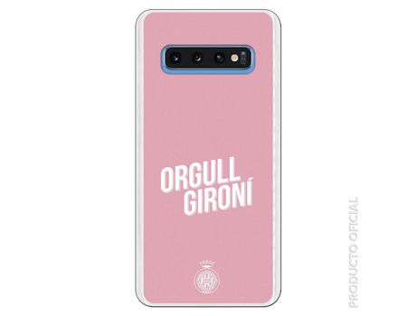 Funda Oficial Girona FC Orgull Gironi rosa para Samsung Galaxy S10