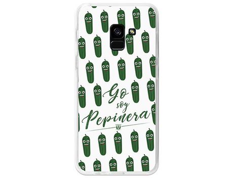 Funda Oficial Leganés yo soy pepinera blanca Samsung Galaxy A8 2018