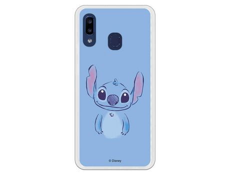 Funda Oficial Lilo y Stitch azul para Samsung Galaxy A20e