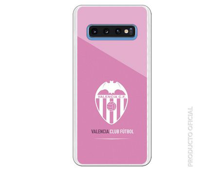 Funda Oficial Valencia Escudo Rosa para Samsung Galaxy S10