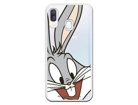 Funda Oficial Warner Bros Bugs Bunny Transparente para Samsung Galaxy A40 - Looney Tunes