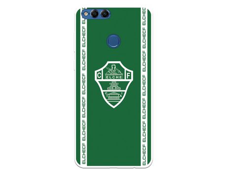 Funda para Huawei Honor 7X del Elche CF Escudo Fondo Verde - Licencia Oficial Elche CF