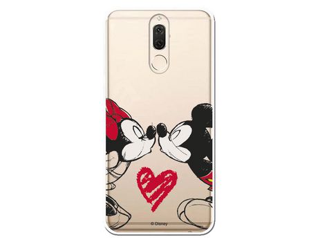 Funda para Huawei Mate 10 Lite Oficial de Disney Mickey y Minnie Beso - Clásicos Disney