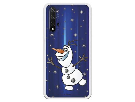 Funda para Huawei Honor 20 Oficial de Disney Olaf Transparente - Frozen