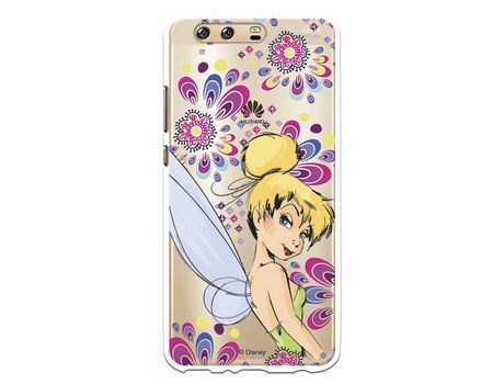 Funda Oficial Disney Campanilla Flores Transparente para Huawei P10 Plus - Peter Pan