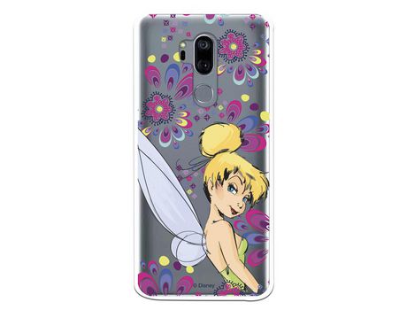 Funda Oficial Disney Campanilla Flores Transparente para LG G7 - Peter Pan