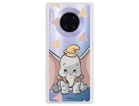 Funda para Huawei Mate 30 Pro Oficial de Disney Dumbo Silueta Transparente - Dumbo