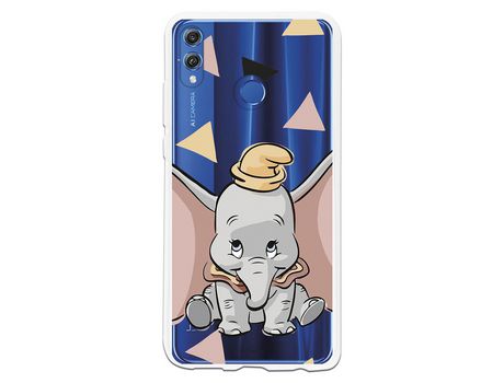 Funda Oficial Disney Dumbo silueta transparente para Huawei Honor 8X
