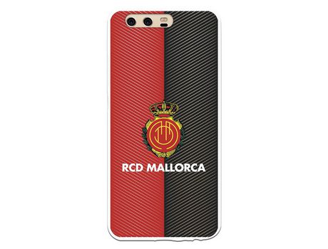 Funda para Huawei P10 del Mallorca RCD Mallorca Diagonales Transparente - Licencia Oficial RCD Mallorca