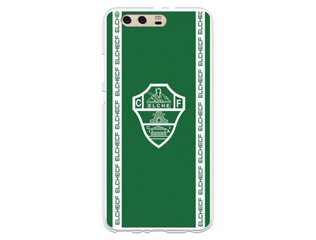 Funda para Huawei P10 Plus del Elche CF Escudo Fondo Verde - Licencia Oficial Elche CF