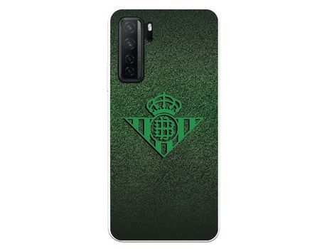 Funda para Huawei P40 Lite 5G del Betis Escudo Verde Fondo trama - Licencia Oficial