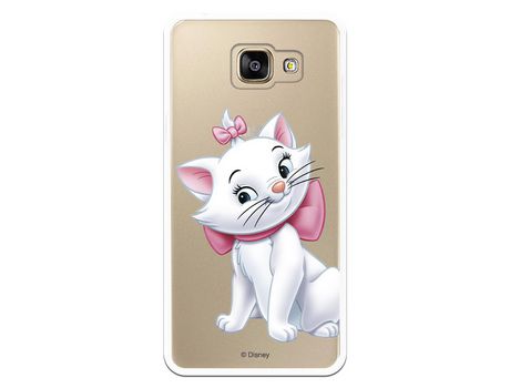Funda Oficial Disney Marie Silueta transparente para Samsung Galaxy A5 2016 - Los Aristogatos