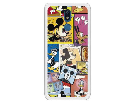 Funda Oficial Disney Mickey Comic para LG K40