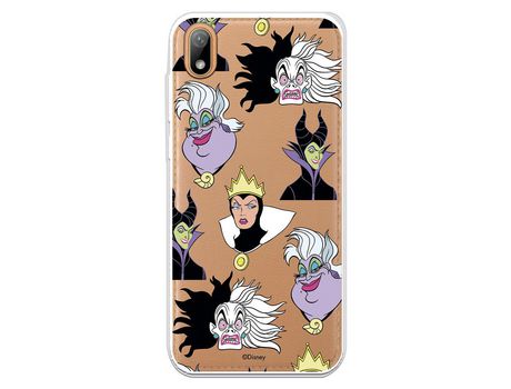 Funda para Huawei Y5 2019 Oficial de Disney Villanas Patrón