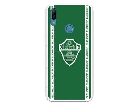 Funda para Huawei Y6 2019 del Elche CF Escudo Fondo Verde - Licencia Oficial Elche CF