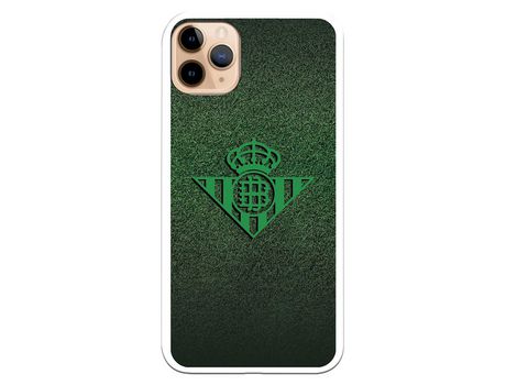 Funda para iPhone 11 Pro Max del Betis Escudo Verde Fondo trama - Licencia Oficial