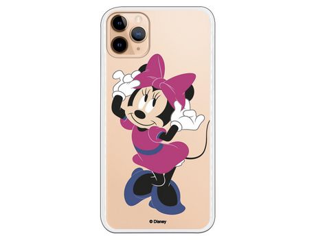 Funda para iPhone 11 Pro Max Oficial de Disney Minnie Rosa - Clásicos Disney