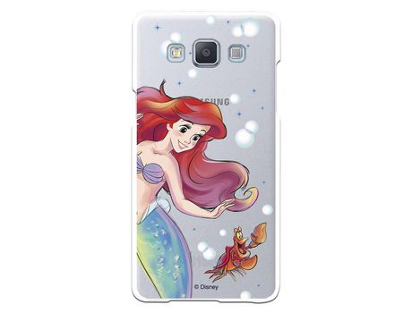 Funda Oficial Disney Sirenita y Sebastian Transparente para Samsung Galaxy A5 - La Sirenita