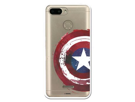 Funda Oficial Escudo Capitan America para Xiaomi Redmi 6