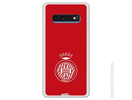Funda Oficial Girona FC Escudo Equi roja para Samsung Galaxy S10 Plus