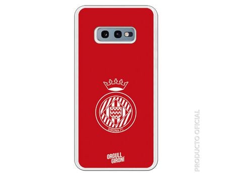 Funda Oficial Girona FC Escudo Equi roja para Samsung Galaxy S10e