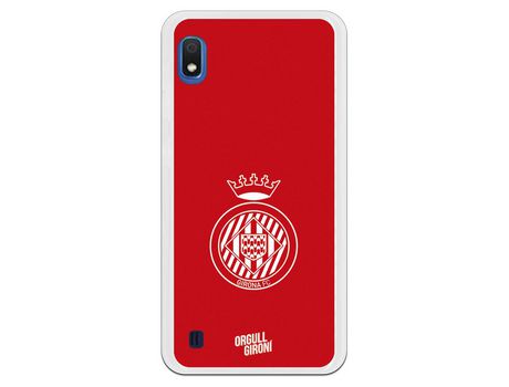 Funda Oficial Girona FC Escudo Equi roja para Samsung Galaxy A10