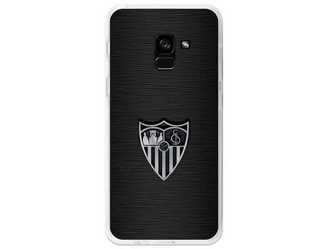Funda Oficial Sevilha escudo Plata para Samsung Galaxy A8 2018