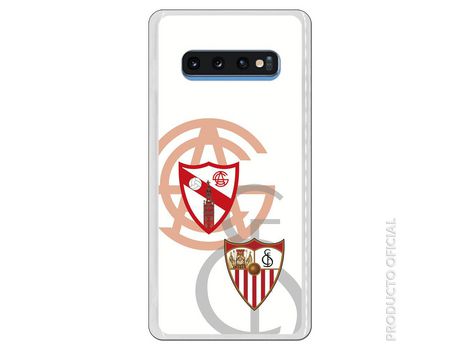 Funda Oficial Sevilha Escudos Passado e Presente para Samsung Galaxy S10 Plus