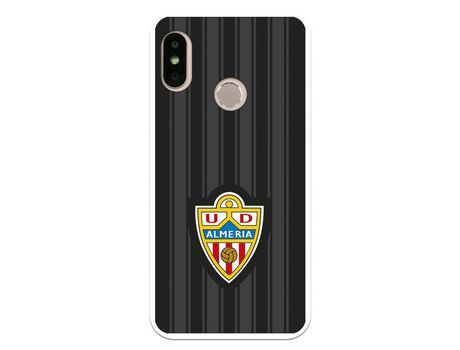 Funda Oficial UD Almería fondo negro para Xiaomi Mi A2 Lite