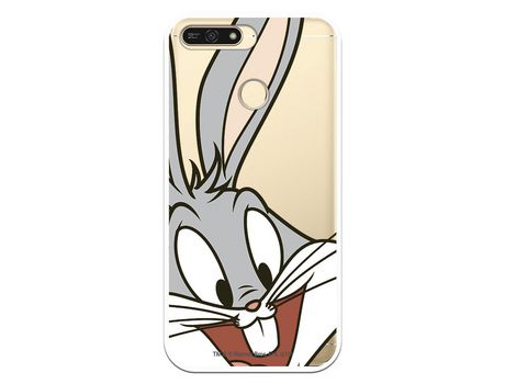 Funda Oficial Warner Bros Bugs Bunny Transparente para Huawei Y6 2018 - Looney Tunes
