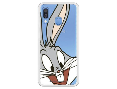 Funda Oficial Warner Bros Bugs Bunny Transparente para Samsung Galaxy A20e - Looney Tunes