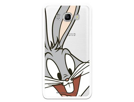 Funda Oficial Warner Bros Bugs Bunny Transparente para Samsung Galaxy J7 2016 - Looney Tunes