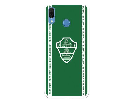 Funda para Huawei Honor Play del Elche CF Escudo Fondo Verde - Licencia Oficial Elche CF
