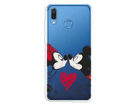 Funda para Huawei Honor Play Oficial de Disney Mickey y Minnie Beso - Clásicos Disney
